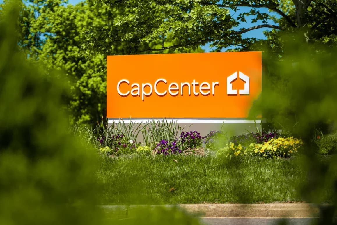 The CapCenter sign at the Glen Allen, Virginia headquarters